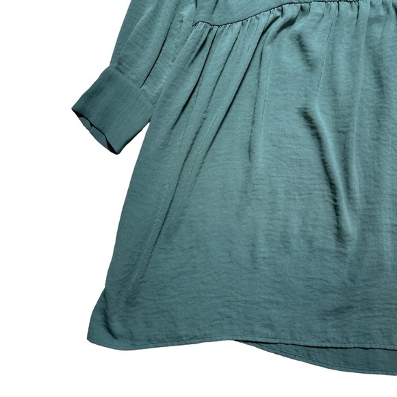 Vero Moda Sage Green Long Sleeve Mini Dress US 14 - Picture 3 of 10